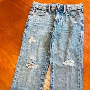 Never Worn GAP 90's Ripped Original Straight Boy's Denim Jeans - Size 10